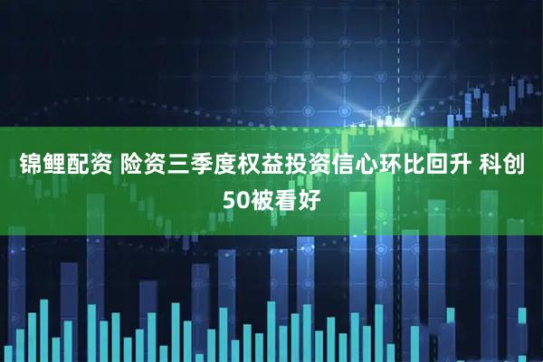 锦鲤配资 险资三季度权益投资信心环比回升 科创50被看好